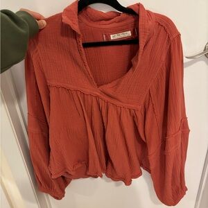 Free people puff - sleeve top